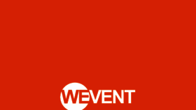 What Wevent.com website looked like in 2017 (7 years ago)