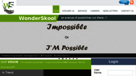 What Wonderskool.com website looked like in 2017 (7 years ago)