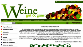 What Weine-gut-und-guenstig.de website looked like in 2017 (6 years ago)