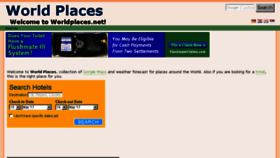 What Worldplaces.net website looked like in 2017 (6 years ago)
