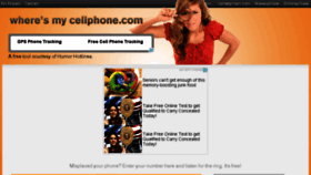 What Wheresmycellphone.com website looked like in 2017 (6 years ago)
