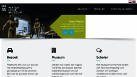 What Waterliniemuseum.nl website looked like in 2017 (6 years ago)