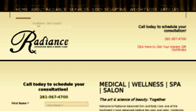 What Woodlandsradiancespa.com website looked like in 2017 (6 years ago)