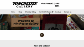 What Winchestergallery.com website looked like in 2017 (6 years ago)