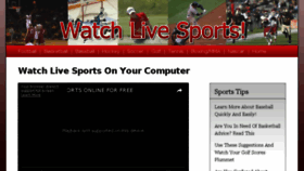What Watchlivesports.me website looked like in 2017 (6 years ago)