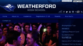 What Whs-hs.weatherfordisd.com website looked like in 2017 (6 years ago)