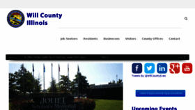What Willcountyillinois.com website looked like in 2017 (6 years ago)