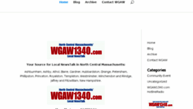 What Wgaw1340.com website looked like in 2017 (6 years ago)