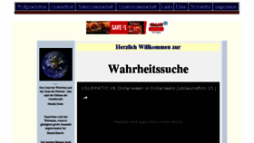 What Wahrheitssuche.org website looked like in 2017 (6 years ago)