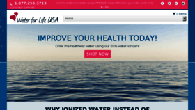 What Waterforlifeusa.com website looked like in 2017 (6 years ago)