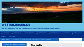 What Wetterzeiger.de website looked like in 2017 (6 years ago)