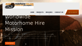 What Worldwide-motorhome-hire.com website looked like in 2017 (6 years ago)