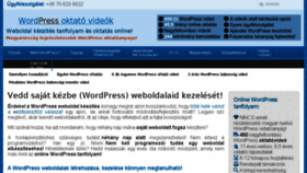 What Wpvideo.hu website looked like in 2017 (8 years ago)