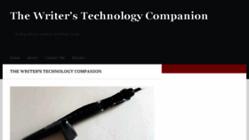 What Writerstechnology.com website looked like in 2017 (6 years ago)