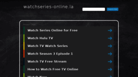 What Watchseries-online.la website looked like in 2017 (6 years ago)