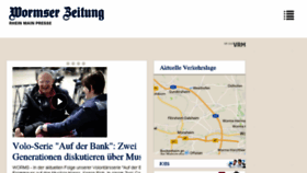 What Wormser-zeitung.de website looked like in 2017 (6 years ago)