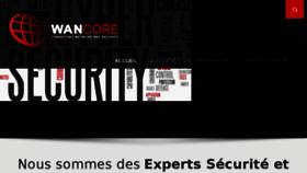 What Wancore.fr website looked like in 2017 (6 years ago)