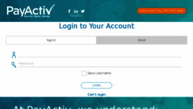 What Web.payactiv.com website looked like in 2017 (6 years ago)