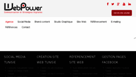 What Webpower-tunisie.com website looked like in 2017 (6 years ago)