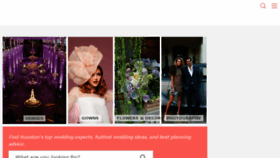 What Weddingsinhouston.com website looked like in 2017 (6 years ago)