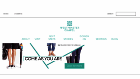 What Westminsterchapel.org.uk website looked like in 2017 (8 years ago)