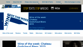 What Winecurmudgeon.com website looked like in 2017 (6 years ago)
