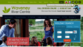 What Waveneyrivercentre.co.uk website looked like in 2017 (6 years ago)