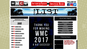 What Wintermusicconference.com website looked like in 2017 (6 years ago)