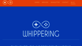 What Whippering.com website looked like in 2017 (6 years ago)