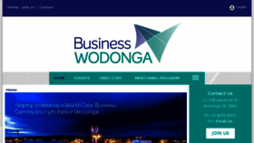 What Wodongachamber.com.au website looked like in 2017 (6 years ago)