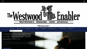 What Westwoodenabler.com website looked like in 2017 (6 years ago)