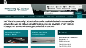 What Waterbouwkundiglaboratorium.be website looked like in 2017 (6 years ago)