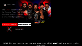 What Wwenetwork.com website looked like in 2017 (6 years ago)