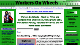 What Work-for-rvers-and-campers.com website looked like in 2017 (6 years ago)