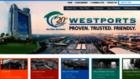 What Westports.com.my website looked like in 2017 (6 years ago)