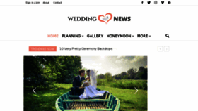 What Weddingtricks.com website looked like in 2017 (6 years ago)
