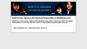 What Watchdrama.com website looked like in 2017 (6 years ago)