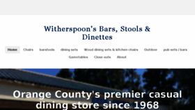 What Witherspoons.com website looked like in 2017 (6 years ago)