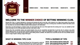 What Winningtips.club website looked like in 2017 (6 years ago)