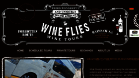 What Wineflies.co.za website looked like in 2017 (6 years ago)