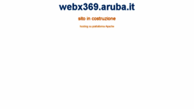 What Webx369.aruba.it website looked like in 2017 (6 years ago)