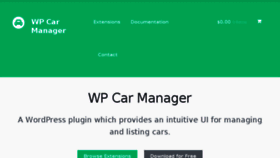 What Wpcarmanager.com website looked like in 2017 (7 years ago)