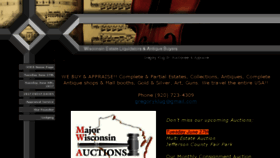 What Wisauction.com website looked like in 2017 (6 years ago)