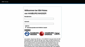 What Webmail.hamburgwasser.de website looked like in 2017 (6 years ago)