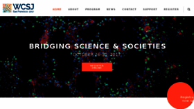 What Wcsj2017.org website looked like in 2017 (6 years ago)