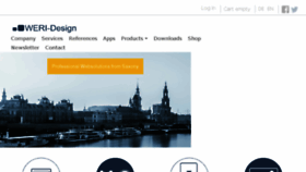 What Weri-design.de website looked like in 2017 (6 years ago)