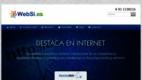 What Websi.es website looked like in 2017 (6 years ago)