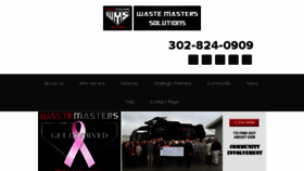 What Wastemasters.com website looked like in 2017 (6 years ago)