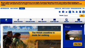 What Walescoastpath.gov.uk website looked like in 2017 (6 years ago)