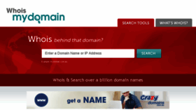 What Whoismydomain.com website looked like in 2017 (6 years ago)